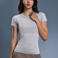 thumbnail image 6 of Women's Workout Tops Long Sleeve Shirts Yoga Sports Breathable Gym Athletic Top Slim Fit, 6 of 7