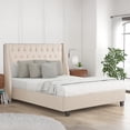 thumbnail image 2 of Republic Design House Cambridge Upholstered Platform Bed (4" Legs), 2 of 7