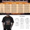 thumbnail image 3 of AWZXDE T-Shirts pour Hommes Imprimé Thème Halloween Col Rond Décontracté Graphique Feu Grande Taille Chemise Imprimée Couleur Unie Manches Courtes pour Confort et Style, 3 of 6