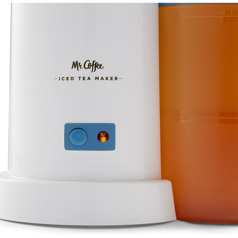 Mr. Coffee Ice Tea Pot / Iced Coffee Maker 2-Quart TM1.7 Teal- Works- Read  Ad