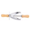thumbnail image 2 of LHCER Stainless Steel Rolling Dough Bread Croissant Cutter Pastry Baking Accessories, Baking Tool, Rolling Dough Cutter, 2 of 8
