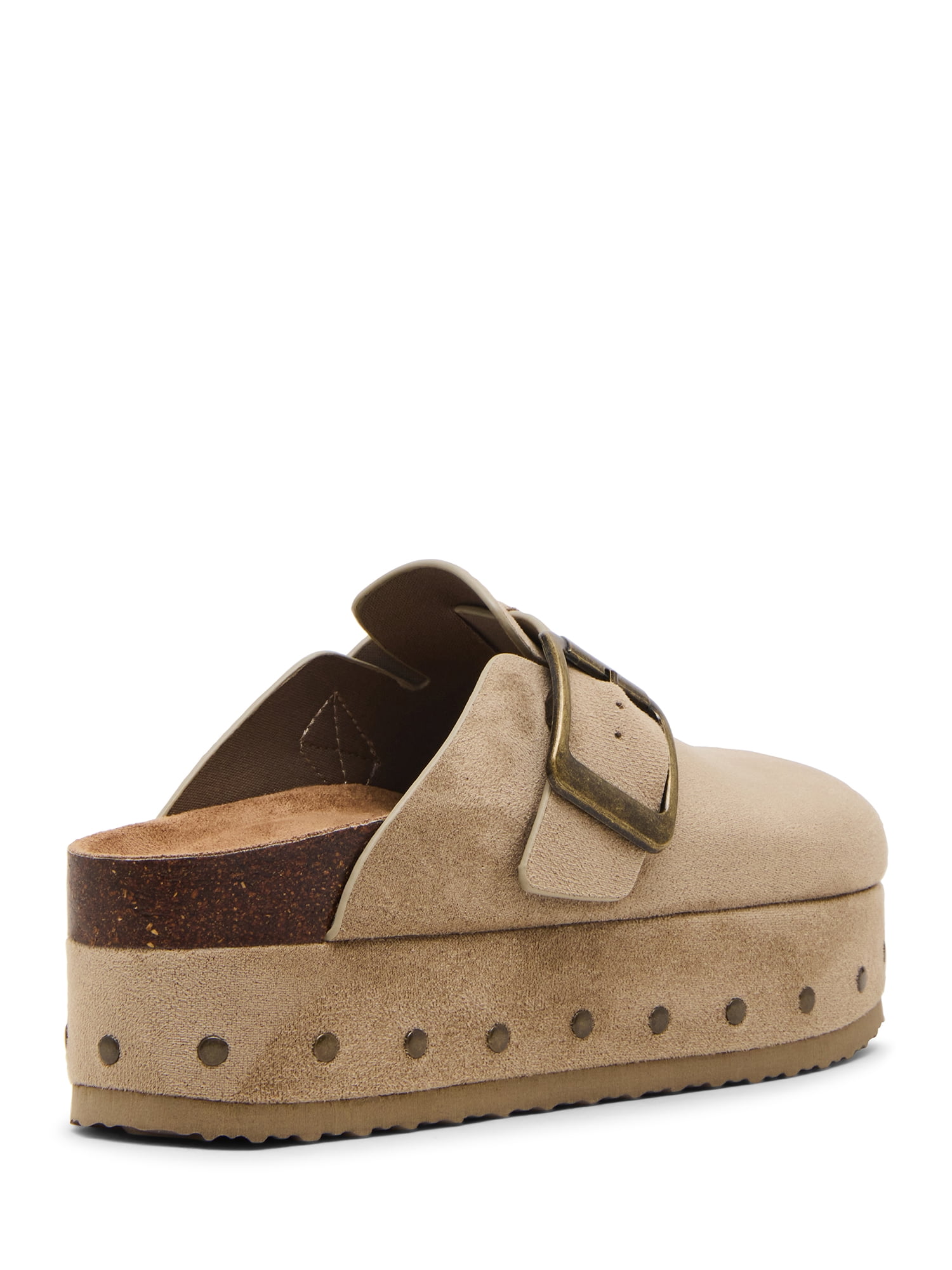 Madden Girl Women's Luna Faux Suede Platform Clogs