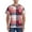 Heart Plaid, variant on Red Strawberry Print Men's Dry Fit Mesh Athletic Shirts Moisture Wicking Tennis T-Shirt Tops