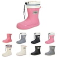 thumbnail image 2 of Rubber Boots for Women Mid Calf Rain Boots Waterproof Rubber Boots Outgoing Garden Boots with Adjustable Drawstring Non Slip Soft Rain Shoes, 2 of 5