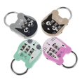 thumbnail image 1 of Multifunctional combination locks, weatherproof, for travel cabinets and luggage, cutresistant, compact and portable, 4 pieces., 1 of 5