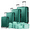 Green, variant on 4 Piece Luggage Sets Travel Suitcase Set,20/24/28/32 inch Luggage with 7PCS Organizer Bags, White&Brown