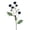Blue, variant on Artificial Globe Thistle Flower Stem, Decorative Faux Flower for Vase, Home Wedding Party Floral Arrangement, Rust Red