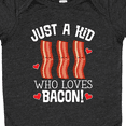 thumbnail image 4 of Inktastic Just a Kid Who Loves Bacon Boys or Girls Baby Bodysuit, 4 of 5