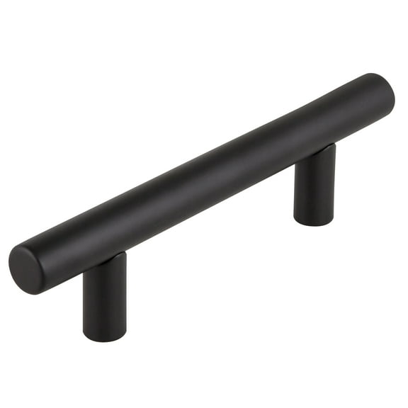 Design House 10-Pack Hollow 3" Center-to-Center Cabinet or Drawer Pulls, Matte Black