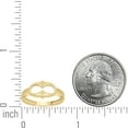 thumbnail image 2 of 10k Yellow Gold Womens Openwork Puff Fashion Ring, 2 of 2