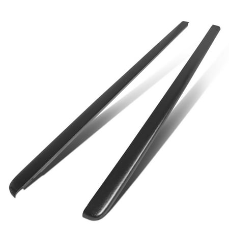 Ford Bed Rail Cap For 1994 to 2002 Dodge RAM Truck 8Ft Bed Satin Black Bump Textured Rail Cap Left+Right ()