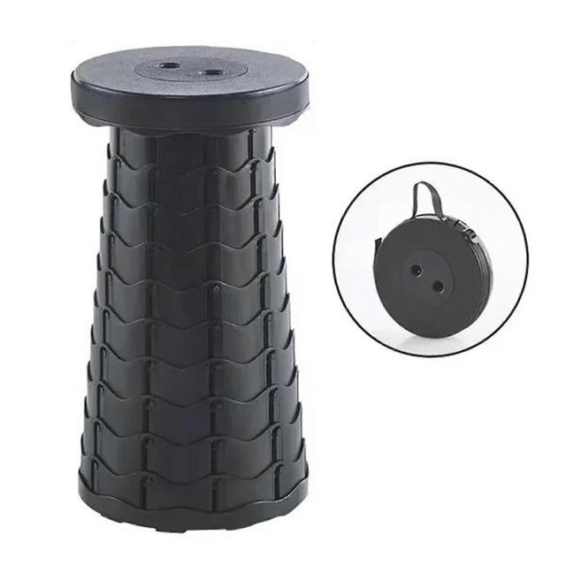 26-27 Plastic Retractable Folding Chair Multi-Purpose Adjustables Height Chair for Beach Travel