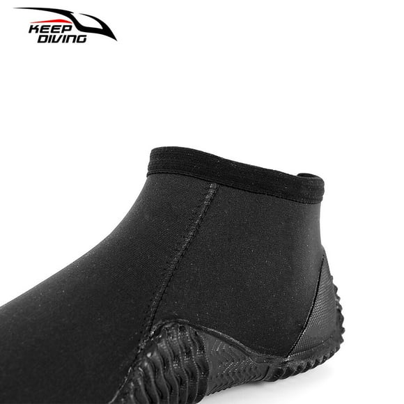 KEEP DIVING Dive Shoes for Adults 4MM Neoprene Anti-slip Wading Boots Wear-resistant Mens Booties with Rubber Sole Equipment M 39-40 Ruiboury
