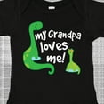 thumbnail image 4 of Inktastic My Grandpa Loves Me Dinosaur Boys Baby Bodysuit, 4 of 5
