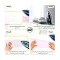 thumbnail image 4 of 15 Pieces Household Ironing Cloth Muti-protective 24x16in Over Ironing Board Hanger Pressing Cloth, 4 of 5