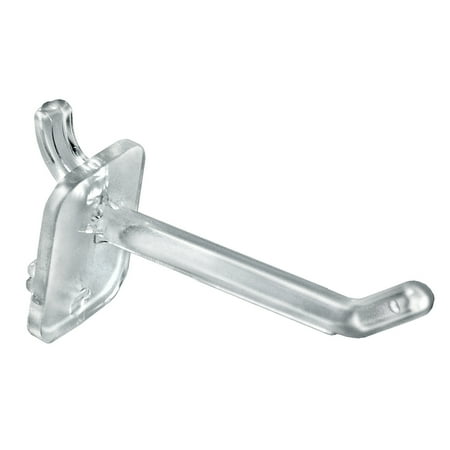 UPC: 0705105243078 | Azar Displays 800002-C Clear 2  Lexan Hook: 0.287  Diameter  50-Pack
