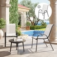 thumbnail image 2 of Outsunny Set of 2 Outdoor Patio Dining Chairs Stackable Lawn Chairs, Grey, 2 of 10