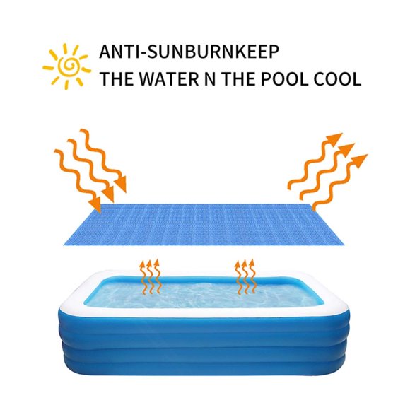 Blue Solar Pool Covers Swimming Pool Cloths Solar Cover for Home