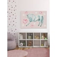 thumbnail image 6 of Marmont Hill Pastel-haired Unicorn Canvas Wall Art, 6 of 7