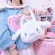 thumbnail image 4 of Cinnamoroll-bolso de peluche con cadena de perlas Sanrio, bolsa cruzada de peluche suave, bolso de mano con orejas grandes para perro, muñeca, regalos para niñas, novedad, 4 of 4