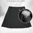 thumbnail image 5 of GYRATEDREAM Girls Athletic Tennis Skirts Flowy High Waisted Tiered Pleated Skirts Workout Sport Performance Skorts for XXL Black, 5 of 6