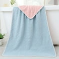 thumbnail image 4 of Toalla de baño de terciopelo de doble cara, suave, gruesa y absorbente, ideal para el hogar. Toalla de baño extragrande de doble cara y color. Adecuada para artículos de baño. Toallas de baño de terci, 4 of 6