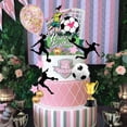 thumbnail image 7 of Female Soccer Cake Topper, Qoadwem 25PCS Female Soccer Cake Topper For Girls Soccer Cake Decorations With Pink Balloon, Gold Balls, Soccer Ball, Happy Birthday Cake Topper, 7 of 7