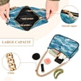 thumbnail image 2 of FORMRS Womens Shoulder Bag with Chain Strap Clutch Purse Cute Tote Handbag, Green Watercolor Ocean Waves, 2 of 7