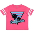thumbnail image 3 of Inktastic California with Triangle and Palm Trees in Blue Boys or Girls Toddler T-Shirt, 3 of 5