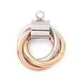thumbnail image 3 of PVD Vacuum Plating 304 Stainless Steel Pendants Tricyclic Mixed Color 20x16x7mm Hole: 1.8mm, 3 of 3