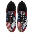 thumbnail image 2 of Arkansas American Flag Us Running Shoes Sneakers Mesh Black Size 10.5, 2 of 5