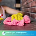 thumbnail image 3 of HOMEXCEL Microfiber Cleaning Cloth 12 Pack, Pink Premium Microfiber Towels for Cars, Lint Free, Scratch-Free, Highly Absorbent, Reusable Cleaning Rags for Car, Household, Kitchen, 11.5"X11.5", 3 of 6