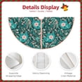 thumbnail image 5 of Bingfone Christmas Tree Skirt Mat Christmas Decoration Interior -Lephants In The Jungle, 5 of 8