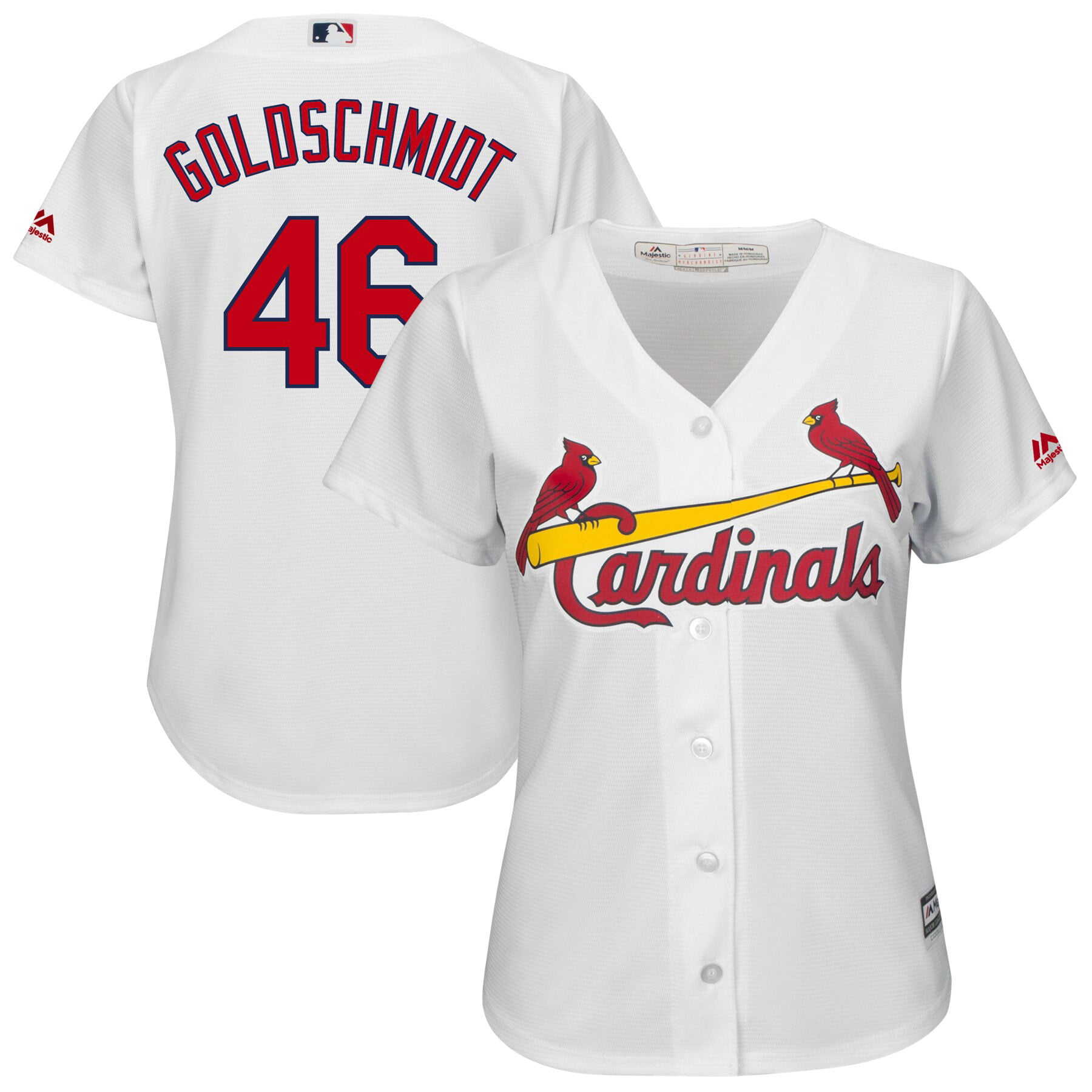 Paul Goldschmidt St. Louis Cardinals Majestic Women&#39;s Home Official Cool Base Player Jersey ...