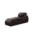 thumbnail image 2 of Uspridefurniture Aiden Tufted Chaise, Brown, 2 of 2