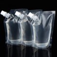 thumbnail image 2 of 13 Pcs Concealable Reusable Drinks Plastic Flasks Liquor Pouch with Funnel;13 Pcs Concealable Reusable Drinks Plastic Flasks Liquor Pouch, 2 of 4