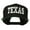 Black, variant on College Texas Embroidered Snapback Cap - Black OSFM