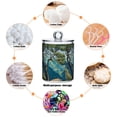 thumbnail image 6 of Yayeee 2 Pack Qtip Holder Dispenser for Bathroom with Lid Cotton Swab Canister, Yellow Tree, 6 of 6