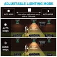 thumbnail image 2 of Lámpara de pared exterior LONEDRUID con sensor de movimiento impermeable 1100LM, 2 of 7