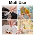 thumbnail image 3 of Long Handle Bird Cage Cleaning Brush with Shovel for Easy Droppings Removal in Kennel Parrot Perches and Small Animal Cages, 3 of 8