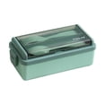 thumbnail image 1 of Eewia Food Storage Clearance, Box Adult Lunch Box 49Oz Leakproof Stackable Lunch Box Meal Prep for Dining Out Work Picnic School, 1 of 2