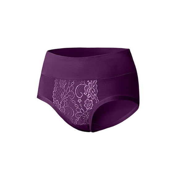 PUMISAS High Waist Underpants For Women Soft Comfortable Underpants Oversized Solid Color Briefs Panty Stretch Panties