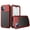 Red, variant on Armor Metal Aluminum Shockproof Phone Case for iPhone 13, 360 Full Body Protective Rugged Outdoor Military-Grade Shockproof Cover