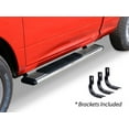 thumbnail image 1 of Convient 2007-2017 Toyota Tundra Go Rhino Barre Nerf 685441552PS OE Xtreme Profil Bas; avec Patins de Marche; 5 Pouces Ovale Droit; Poli; Acier Inoxydable; avec Embouts en Plastique Noir; Montage sur Panneau Basculant, 1 of 1