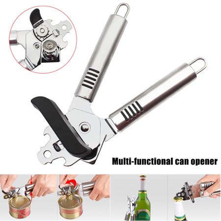 

Bhxteng Can Opener Stainless Steel Manual Good Grips Bottle Opener Easy Crank Can Openers