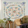 thumbnail image 5 of Tapiz de mandala, tapiz de medallón floral, tapiz de bosquejo de plantas florales, tapiz bohemio hippie para habitación, 5 of 5