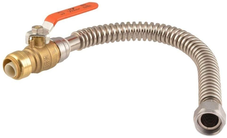 3/4 in. PushtoConnect x 3/4 in. FIP x 18 in. Corrugated Stainless