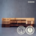thumbnail image 6 of Babilonia Acacia Wood Cutting Board, 15.7 x 10.2 x 1.7 inch Wooden Chopping Board with Juice Groove and Handles for Kitchen (Oil & Plate Included), 6 of 8