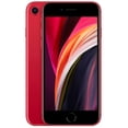 thumbnail image 1 of Pre-Owned Boost Mobile, Apple, iPhone SE (2nd Gen), Cell Phone, 64GB 3GB RAM, 8-style design with a LCD display and Touch ID, Red, A2275, 1 of 1