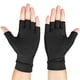 thumbnail image 2 of Guantes para artritis para mujeres y hombres, guantes sin dedos, los mejores guantes de cobre para túnel carpiano, mecanografía en computadora y trabajo diario, soporte para manos - 1 par,Negro,M, 2 of 6